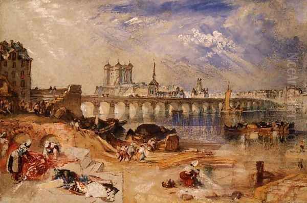 Saumur Oil Painting by Joseph Mallord William Turner