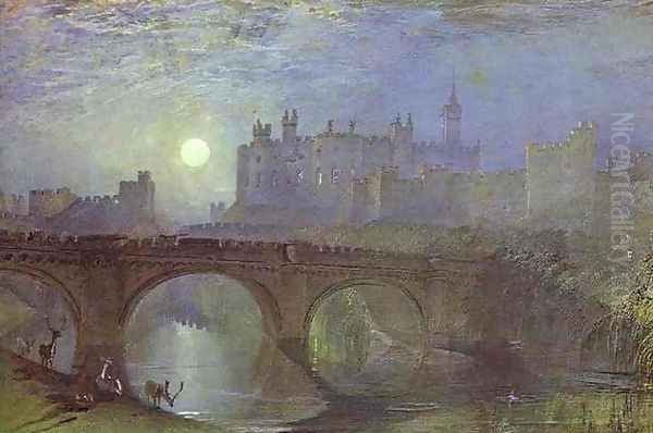 Alnwick Castle, Northumberland Oil Painting by Joseph Mallord William Turner