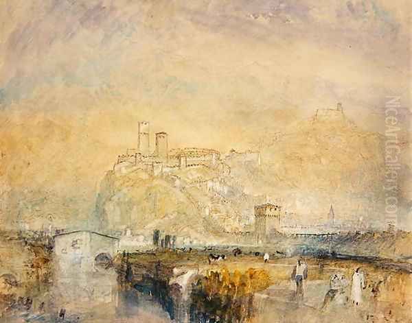 Bellinzona no. 11, Switzerland, c.1843 Oil Painting by Joseph Mallord William Turner