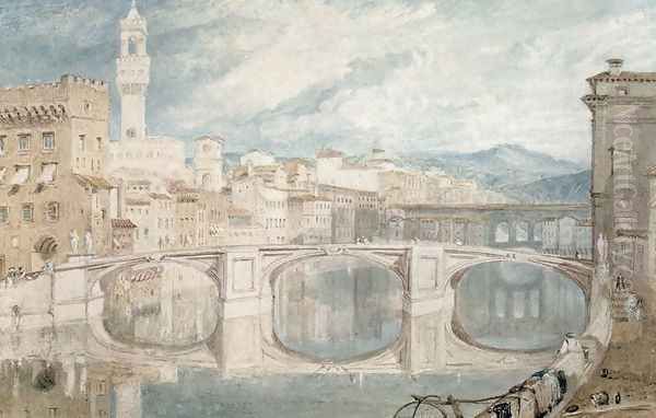 Florence from the Ponte alla Carraia Oil Painting by Joseph Mallord William Turner