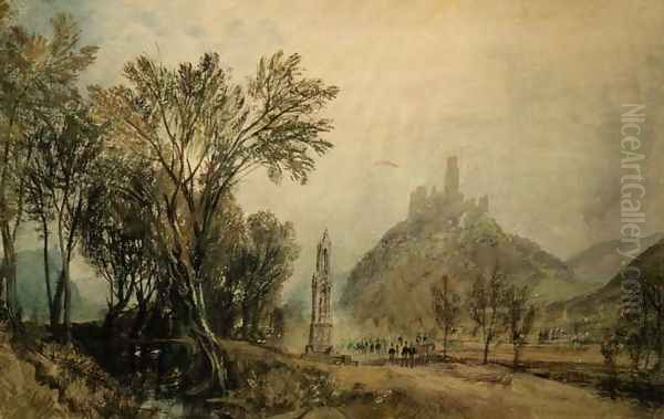 Goesberg and Hochkreuz Oil Painting by Joseph Mallord William Turner