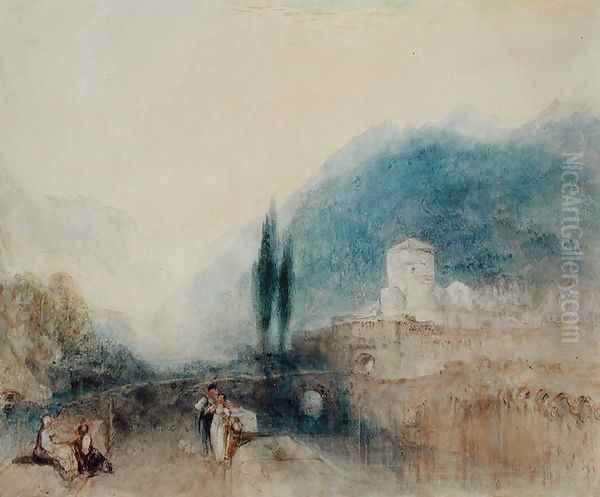 Bellinzona, 1842 Oil Painting by Joseph Mallord William Turner