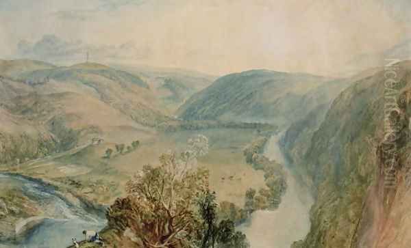 Gibside, County Durham from the North Oil Painting by Joseph Mallord William Turner