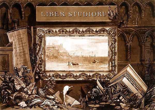 Frontispiece to Liber Studiorum, engraved by J. C. Easling fl.1788-1815 181 Oil Painting by Joseph Mallord William Turner