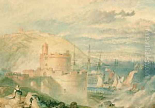 Falmouth Harbour Oil Painting by Joseph Mallord William Turner