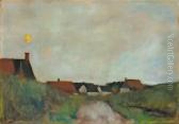 Domburg Oil Painting by Lesser Ury