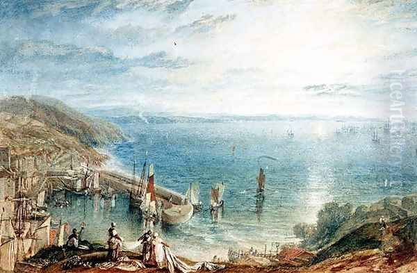 No.1790 Torbay from Brixham, c.1816-17 Oil Painting by Joseph Mallord William Turner