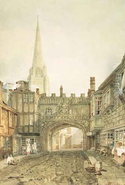 Gateway to the Close, Salisbury Oil Painting by Joseph Mallord William Turner