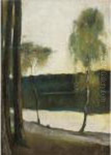 Landscape Oil Painting by Lesser Ury