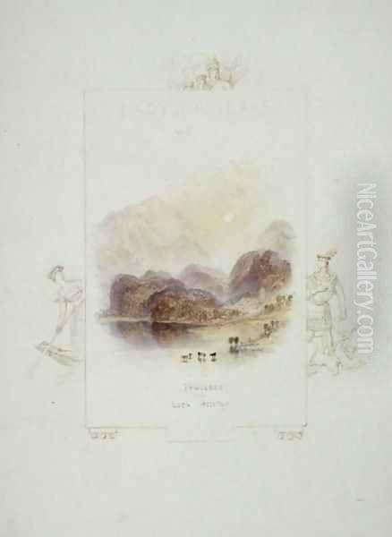 Design for an illustration for Walter Scotts Lady of the Lake, Loch Achray Oil Painting by Joseph Mallord William Turner