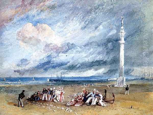 Yarmouth Sands, c.1824-30 Oil Painting by Joseph Mallord William Turner