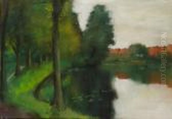 Grosse Seelandschaft Oil Painting by Lesser Ury