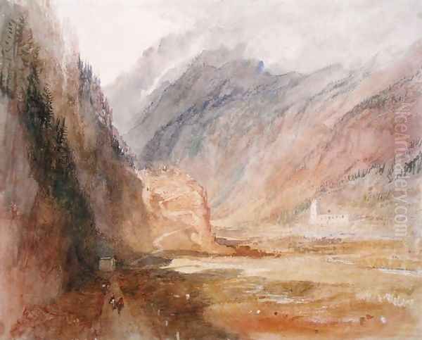 Couvent du Bonhomme, Chamonix, c.1836-42 Oil Painting by Joseph Mallord William Turner