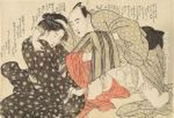 Untitled Oil Painting by Kitagawa Utamaro