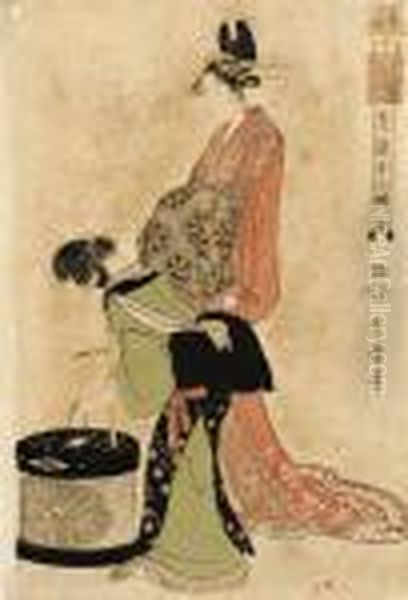 Tori No Koku Oil Painting by Kitagawa Utamaro