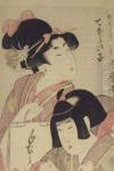 Untitled Oil Painting by Kitagawa Utamaro