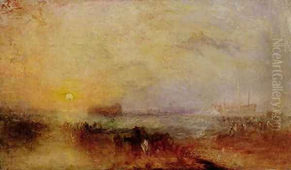 The Morning after the Wreck, c.1835-40 Oil Painting by Joseph Mallord William Turner