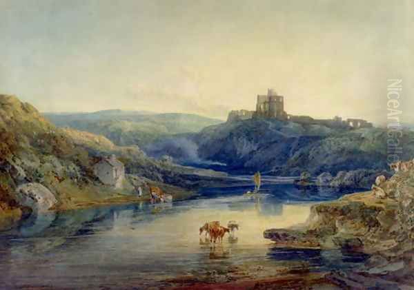 Norham Castle Summers Morn, 1798 Oil Painting by Joseph Mallord William Turner