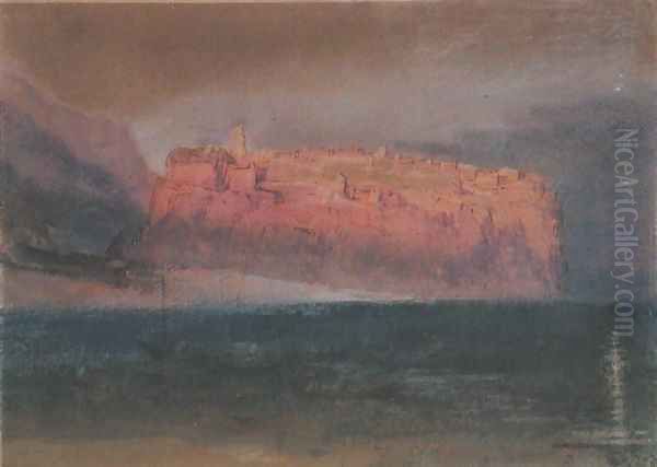 Corsica, Monaco c.1830-35 Oil Painting by Joseph Mallord William Turner