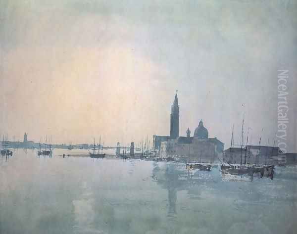 San Giorgio Maggiore in the Morning Oil Painting by Joseph Mallord William Turner