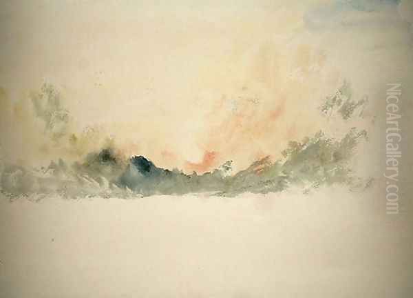 Sky Study Oil Painting by Joseph Mallord William Turner