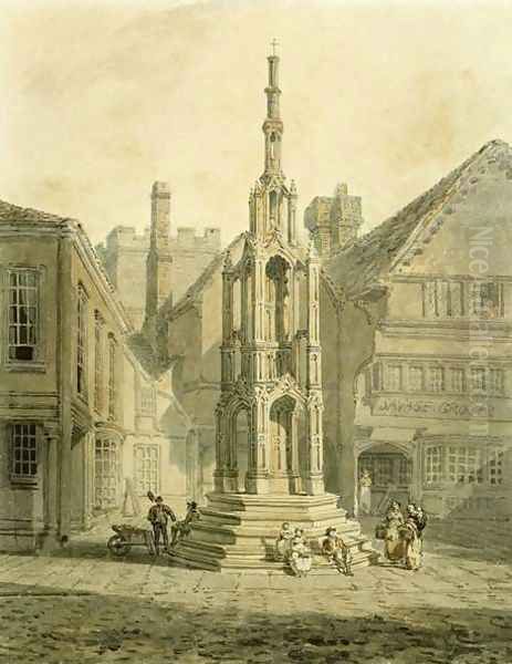 Winchester Cross Oil Painting by Joseph Mallord William Turner