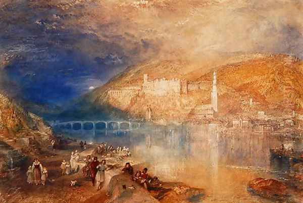 Heidelberg: Sunset, c.1840-42 Oil Painting by Joseph Mallord William Turner