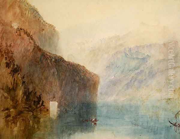 Tells Chapel, Lake Lucerne, c.1841 Oil Painting by Joseph Mallord William Turner