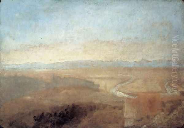 Hill Town on the Edge of the Campagna Oil Painting by Joseph Mallord William Turner