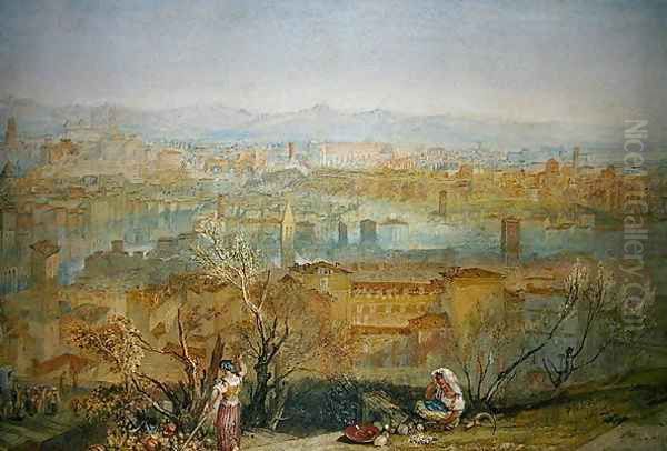 Rome from San Pietro Oil Painting by Joseph Mallord William Turner