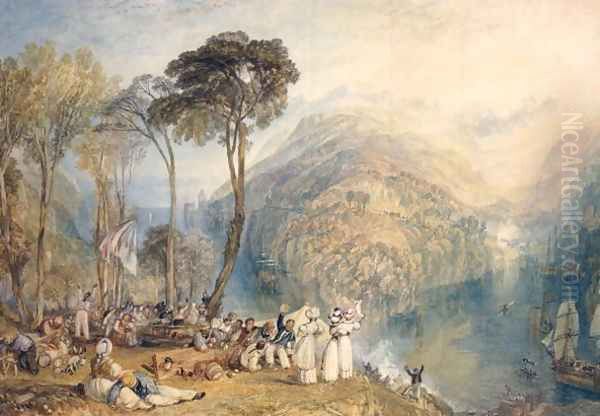 Dartmouth Cove Oil Painting by Joseph Mallord William Turner