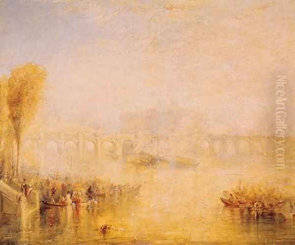 View of the Pont Neuf, Paris Oil Painting by Joseph Mallord William Turner