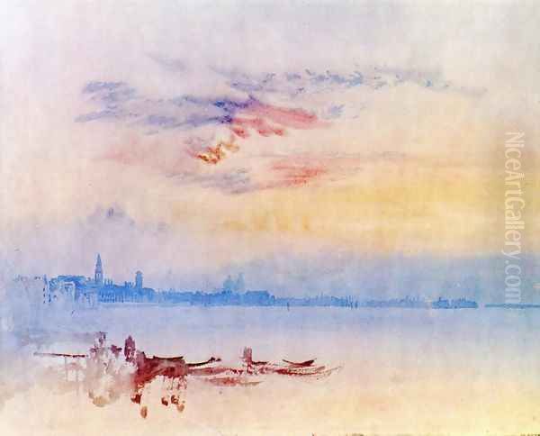 Venice, Looking East from the Guidecca: Sunrise Oil Painting by Joseph Mallord William Turner