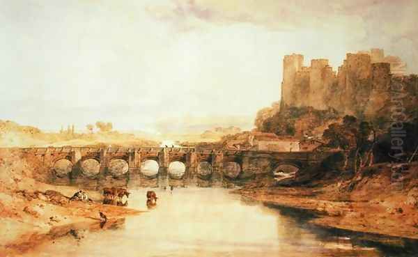 Ludlow Castle Oil Painting by Joseph Mallord William Turner