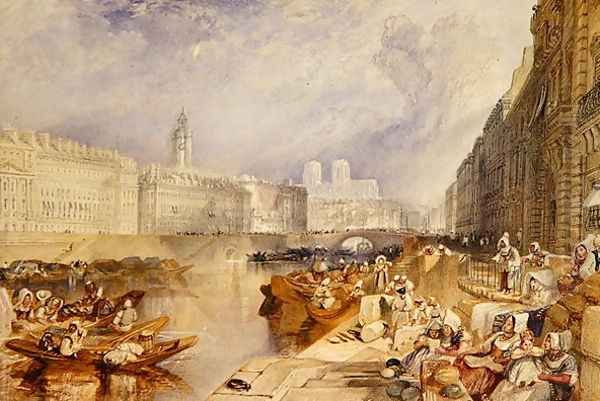 Nantes Oil Painting by Joseph Mallord William Turner