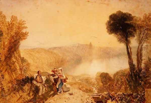 Lake Albano Oil Painting by Joseph Mallord William Turner