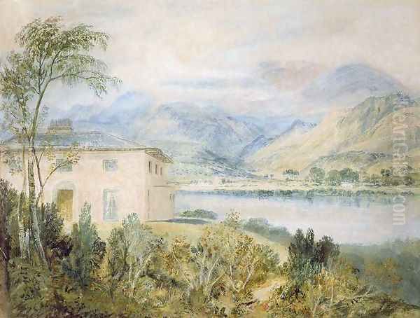 Tent Lodge, by Coniston Water, 1818 Oil Painting by Joseph Mallord William Turner