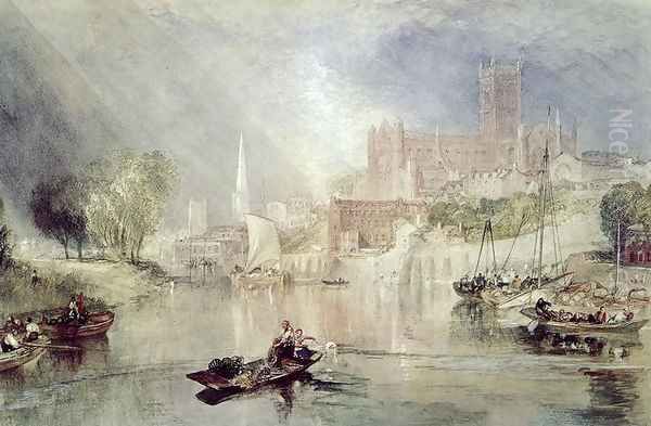 Worcester, c.1833 Oil Painting by Joseph Mallord William Turner