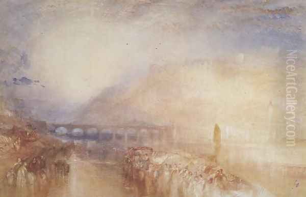 Heidelberg, c.1846 Oil Painting by Joseph Mallord William Turner