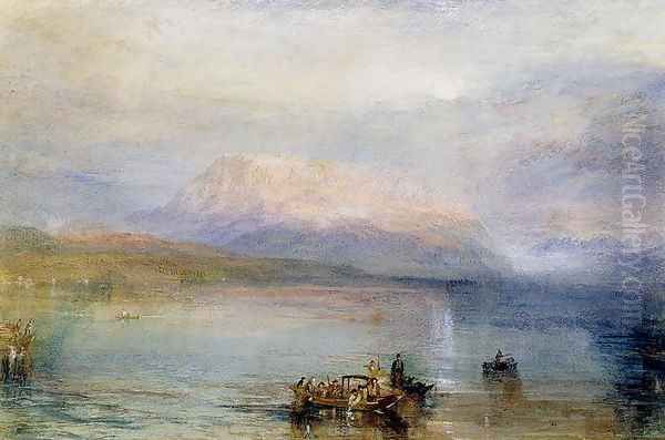 The Red Rigi, 1842 Oil Painting by Joseph Mallord William Turner