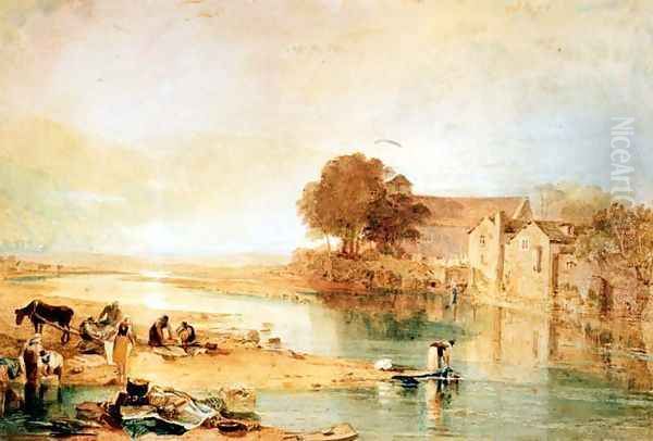 Llanrwst Oil Painting by Joseph Mallord William Turner