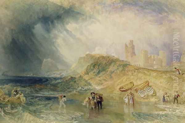 Holy Island, Northumberland, c.1820 Oil Painting by Joseph Mallord William Turner