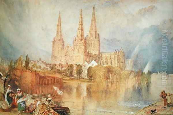 Lichfield, c.1830-35 Oil Painting by Joseph Mallord William Turner