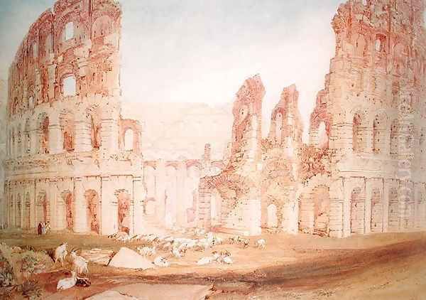 Colosseum Oil Painting by Joseph Mallord William Turner