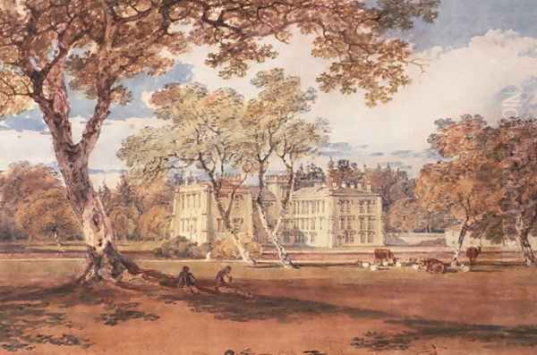 Towneley Hall, c.1798 Oil Painting by Joseph Mallord William Turner