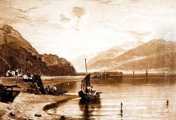 Inverary Pier, 1859-61 Oil Painting by Joseph Mallord William Turner