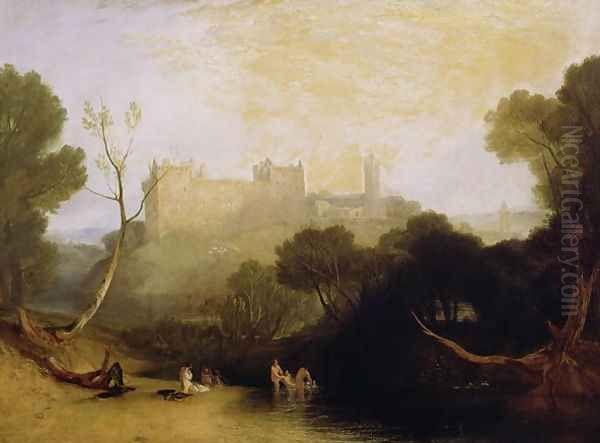 Linlithgow Palace, c.1807 Oil Painting by Joseph Mallord William Turner