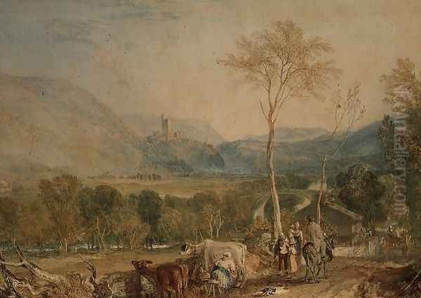 Hornby Castle Oil Painting by Joseph Mallord William Turner