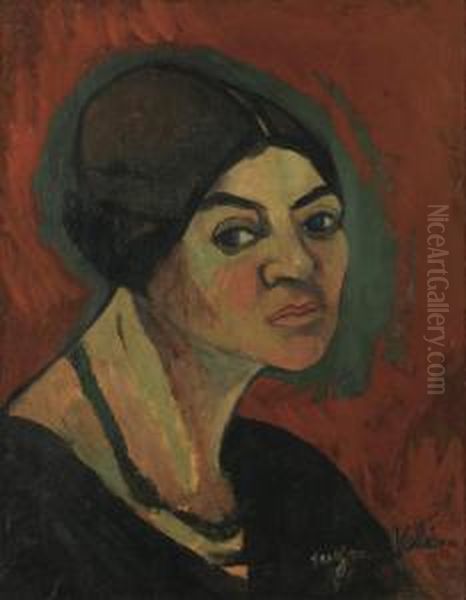 Autoportrait Oil Painting by Suzanne Valadon