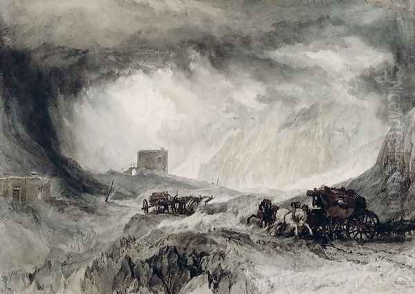 The Passage of Mount Cenis Oil Painting by Joseph Mallord William Turner